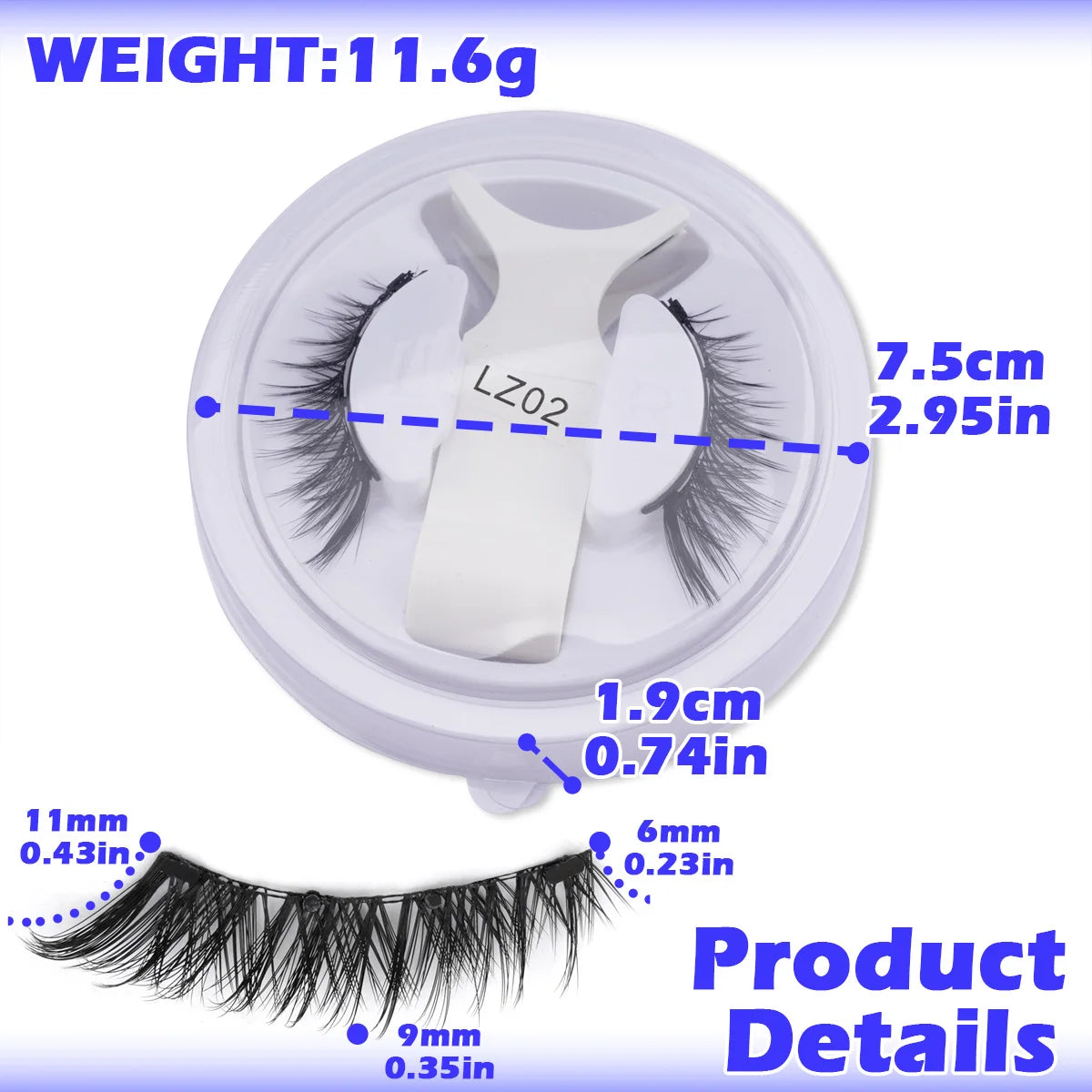 Magnetic Faux Mink Eyelashes