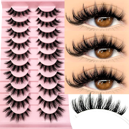 Fluffy Soft Cross Eyelashes