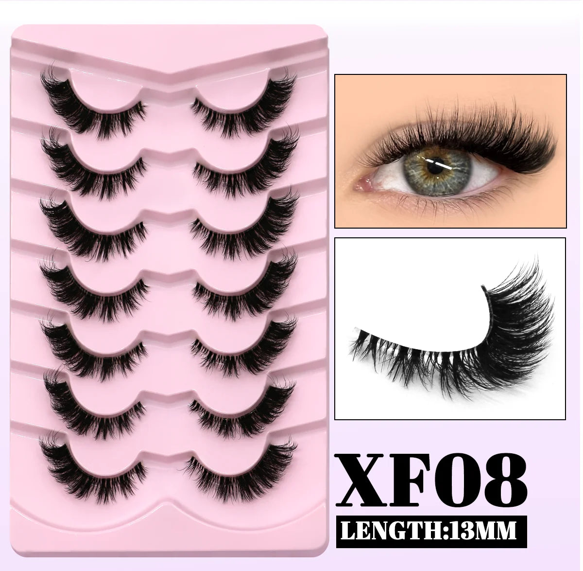 GROINNEYA Cat Eye Lashes
