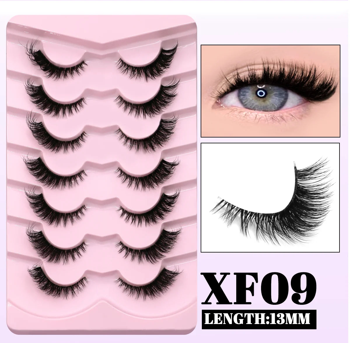 GROINNEYA Cat Eye Lashes