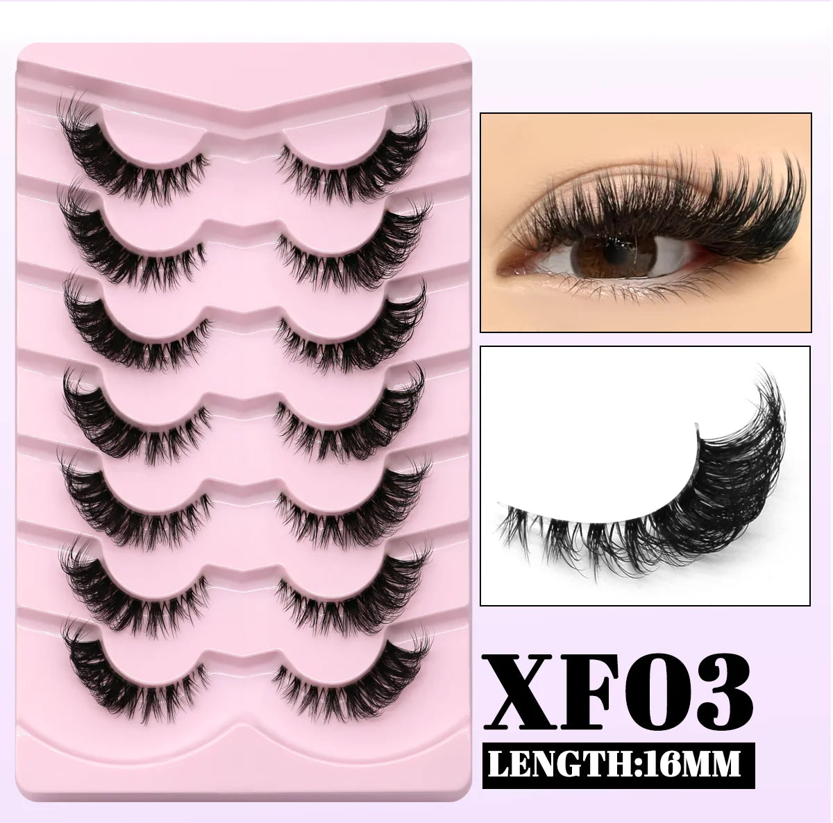 GROINNEYA Cat Eye Lashes