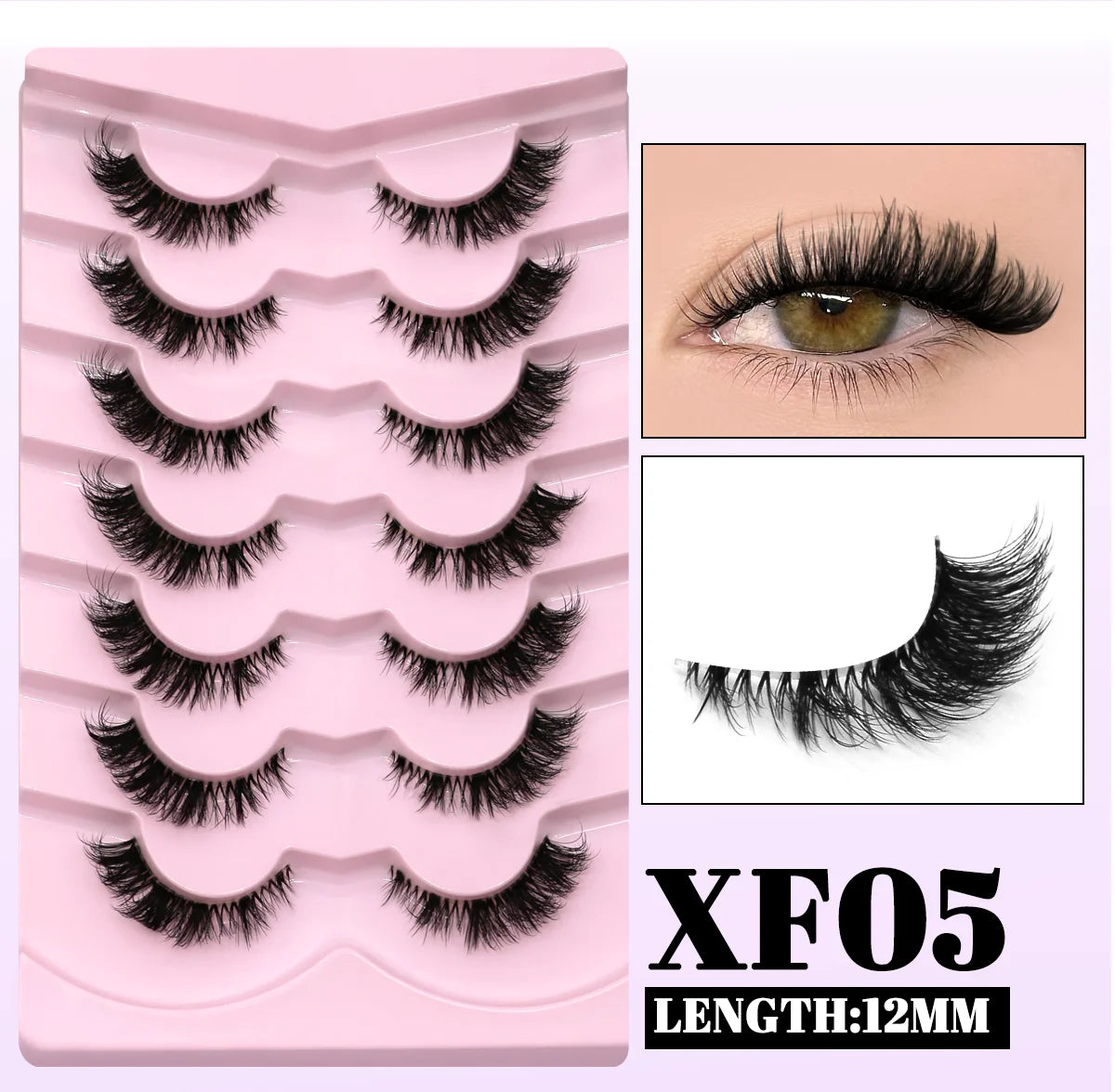 GROINNEYA Cat Eye Lashes