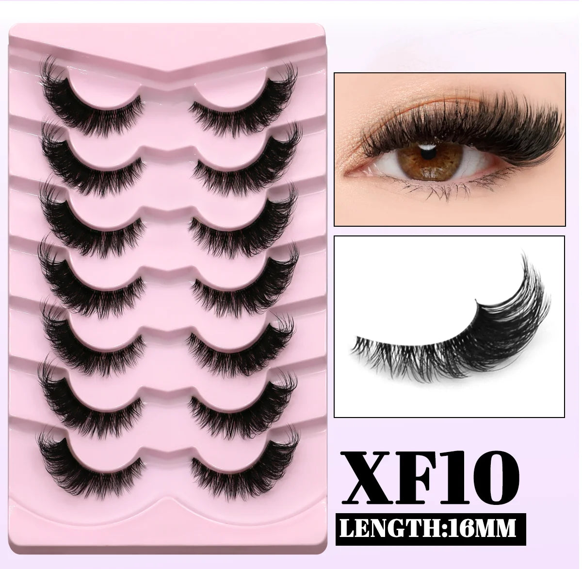 GROINNEYA Cat Eye Lashes