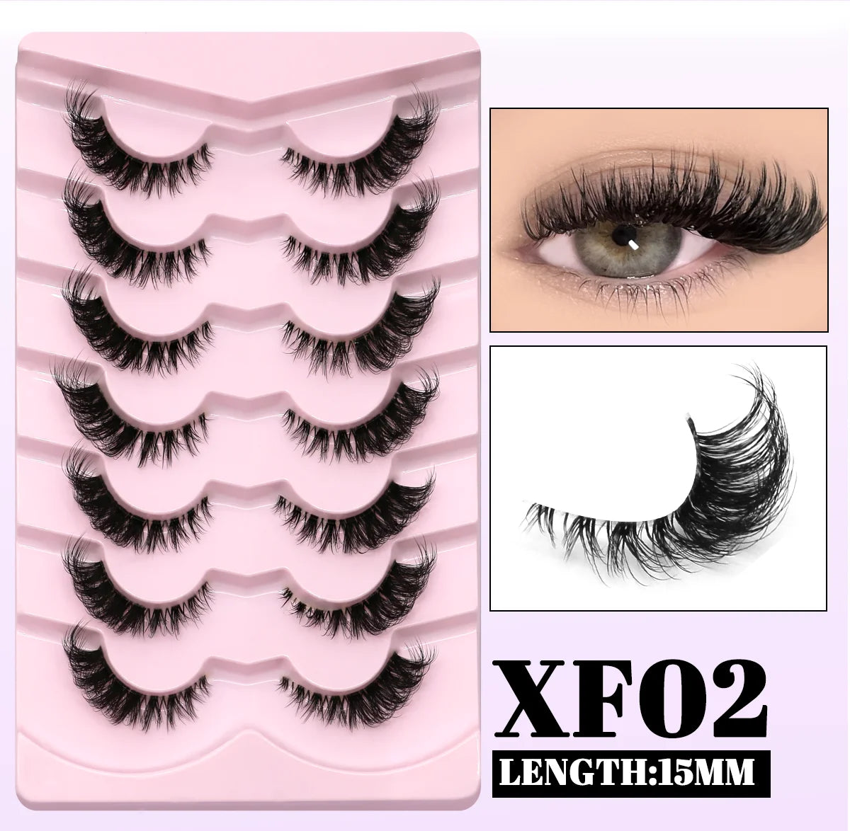 GROINNEYA Cat Eye Lashes