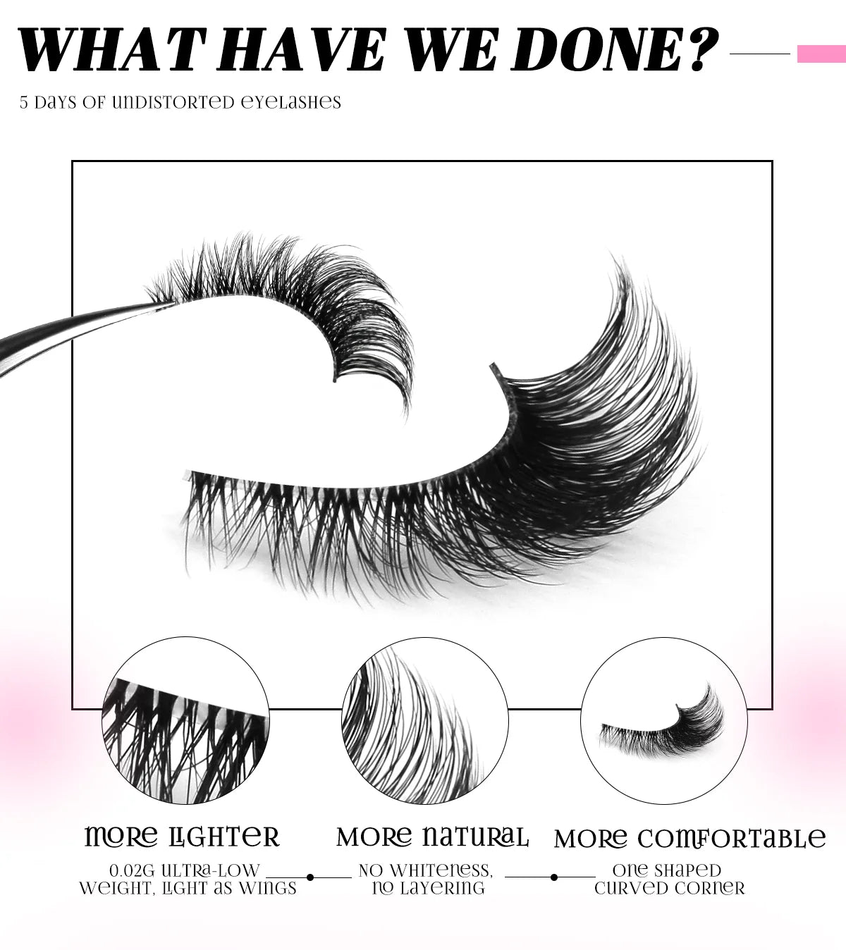 GROINNEYA Cat Eye Lashes